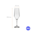 Taça para Champanhe Buffet 186ml Nadir