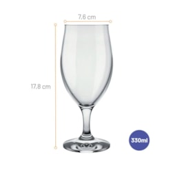 TACA WINDSOR CERVEJA 330ML NADIR - CX 12 UNIDADES