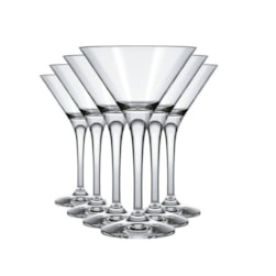 Taças Martini Drink Coquetel Vidro Nadir Cor Incolor