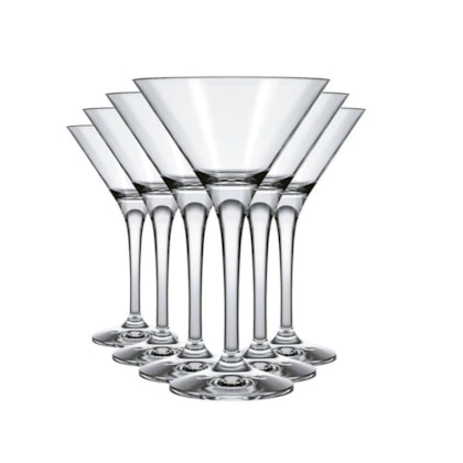 Taças Martini Drink Coquetel Vidro Nadir Cor Incolor