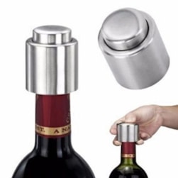Tampa Rolha Aco Inox 4,5cm Clink Ck1515