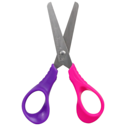 Tesoura Escolar Duas Cores 12,5cm Color Yins