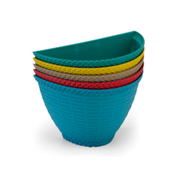 Vasinho De Parede Rattan Color Injeplastec 539r
