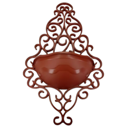 VASO ARANDELA CUIA PEQUENO TELHA INJEPLASTEC