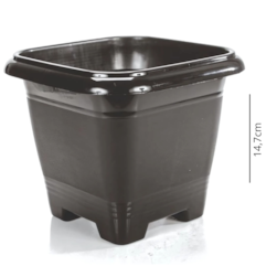 Vaso Qd Preto 2l Ercaplast