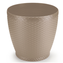 Vaso Rattan Extra Grande Palha Injeplastec 522r