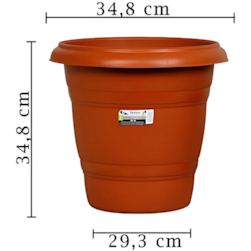 Vaso Rd N35 Marrom Rischioto