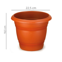 Vaso Red N22 Marrom Rischioto