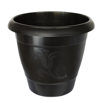 Vaso Redondo Medio Preto Arqplast 25289