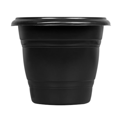 Vaso Redondo N35 Preto Rischioto