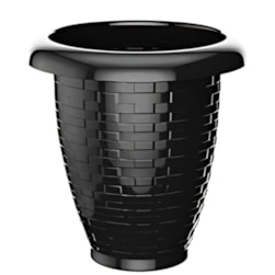 Vaso Redondo Rattan N30 11lt Preto Pratic