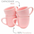 Xicara De Cafe Rosa 95ml Rr