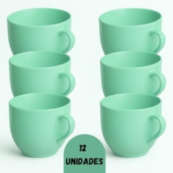 XICARA DE CAFE VERDE RR 308 - CX 12 UNIDADES
