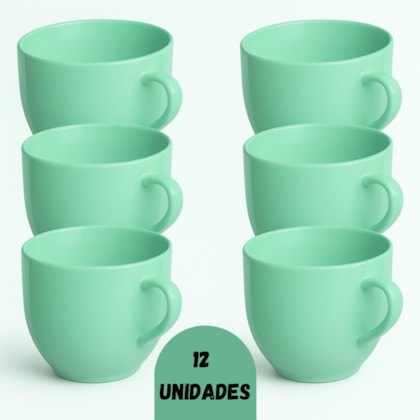 XICARA DE CAFE VERDE RR 308 - CX 12 UNIDADES